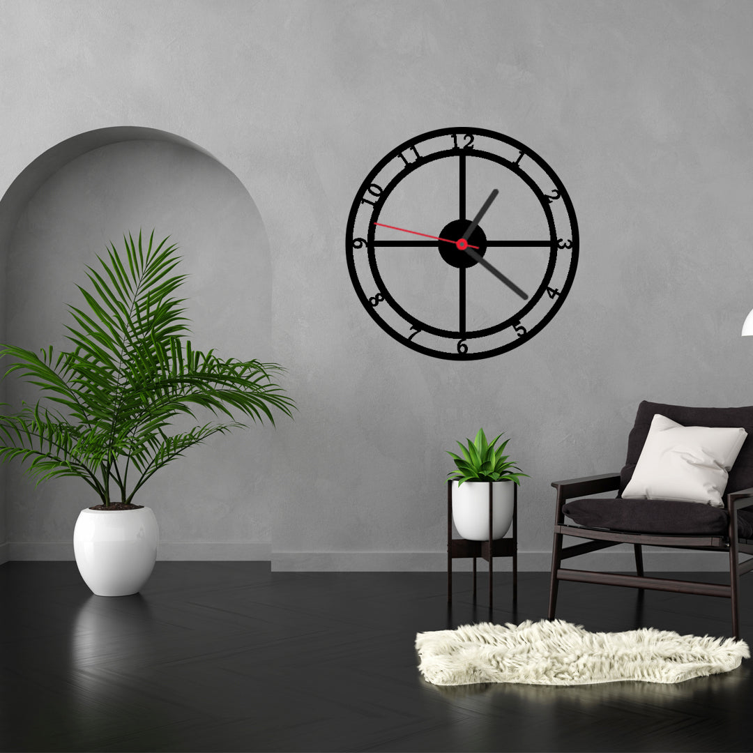 Modern Wall Clock-6 (Metal-Wall Art)