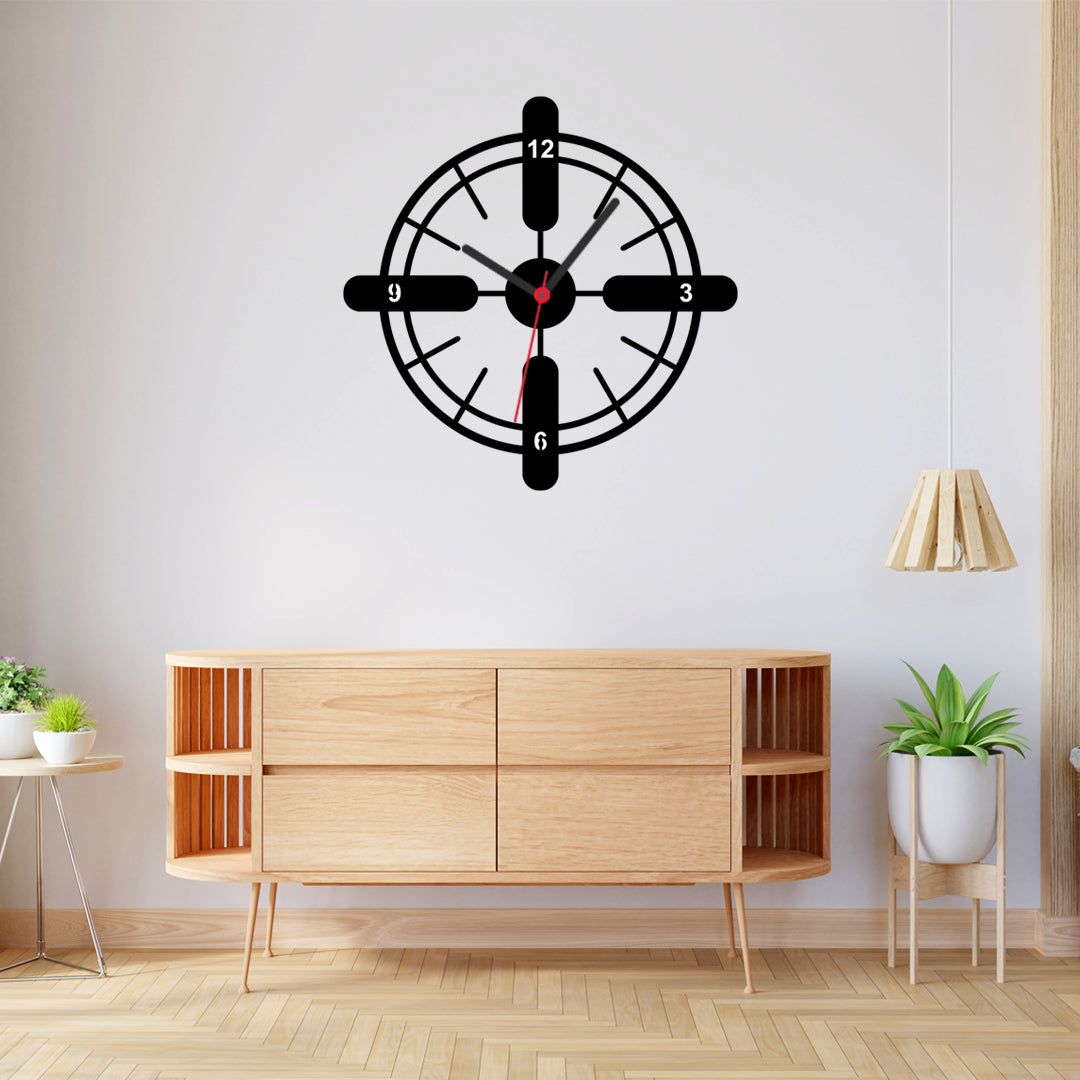 Modern Wall Clock (Metal-Wall Art)