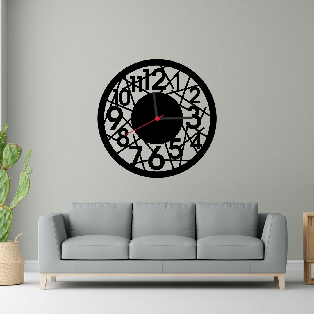 Modern Wall Clock-2 (Metal-Wall Art)