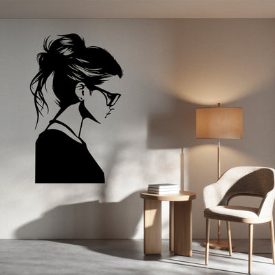 Modern Girl Metal Wall Art – A Statement of Elegance & Confidence