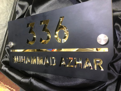 Double Sheet Customized Name Plate