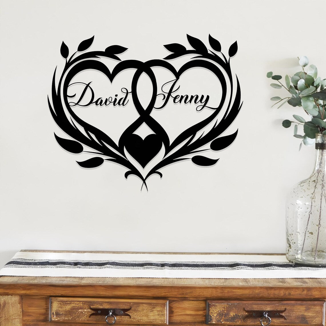 Metal Heart For Couples