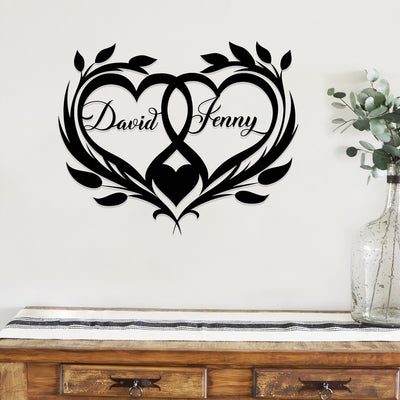Metal Heart For Couples