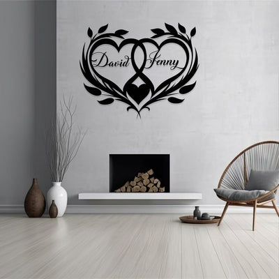 Metal Heart For Couples