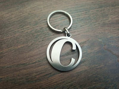 Customized Alphabet Keychain