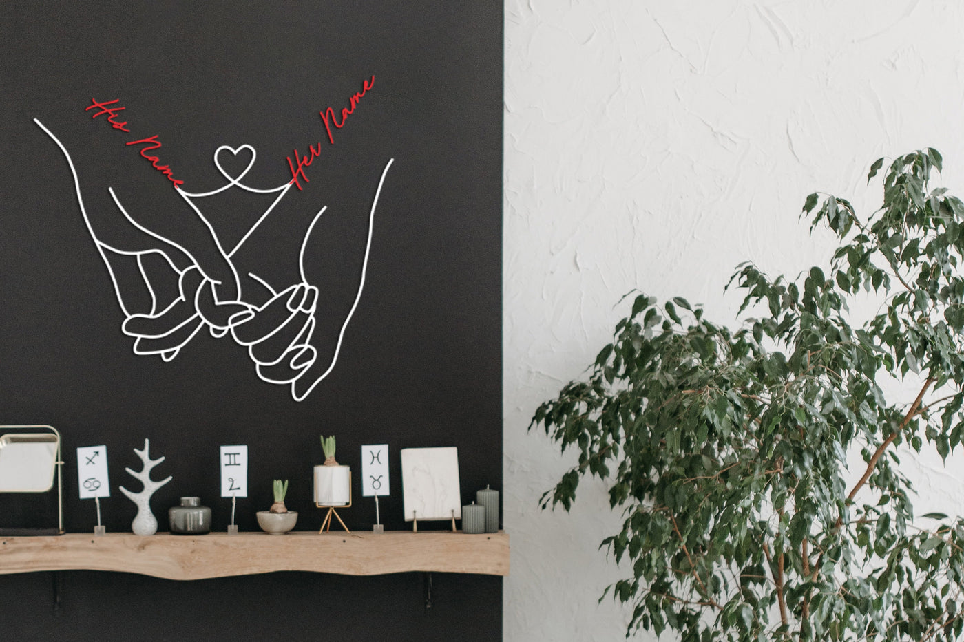 Personalized Couple Metal Wall Art