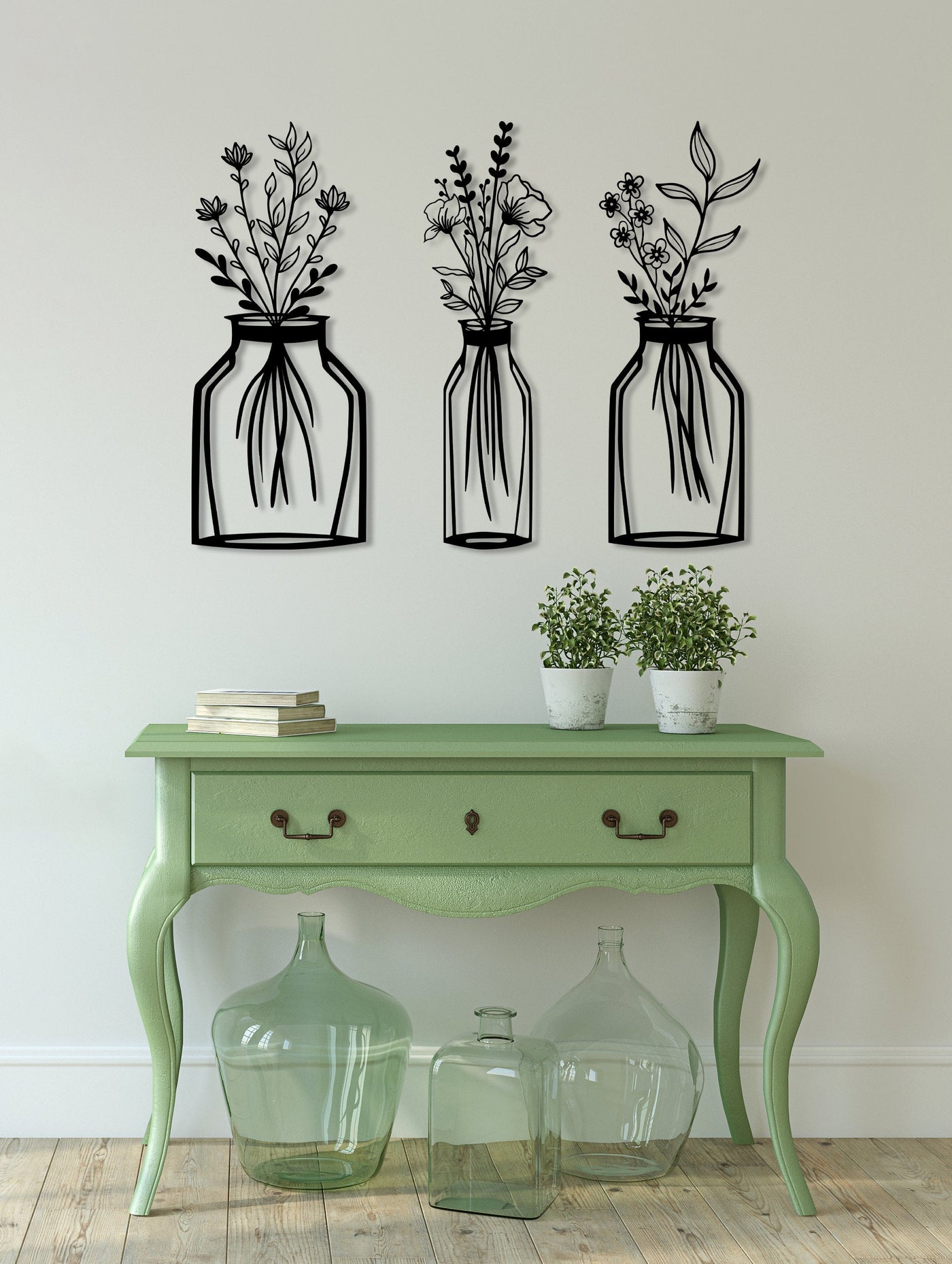 Spring Flower Metal Wall Decor