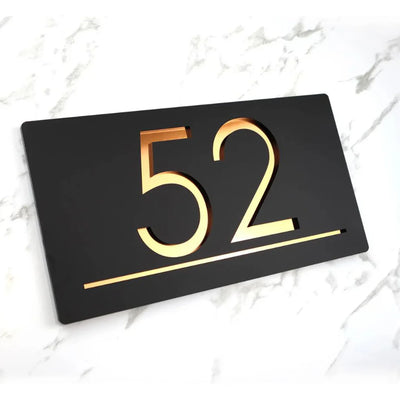 Double Sheet Customized Name Plate