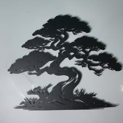 Bonsai Tree Metal Wall Art